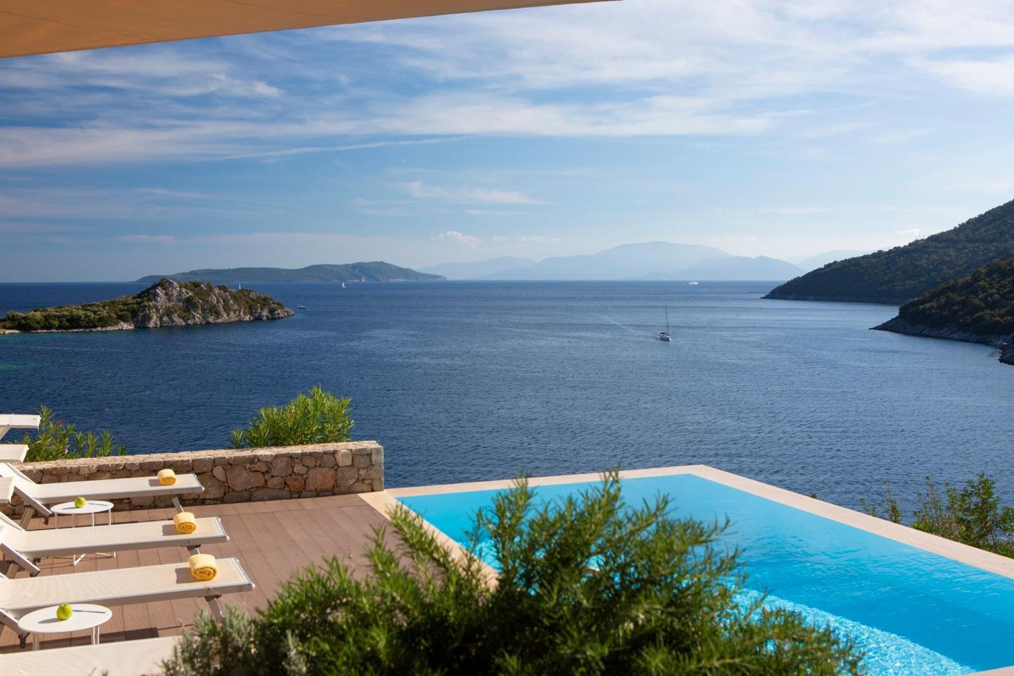 Villa Kalamos - Modern Villa In Sivota Bay With Direct Access To Sea Exterior photo